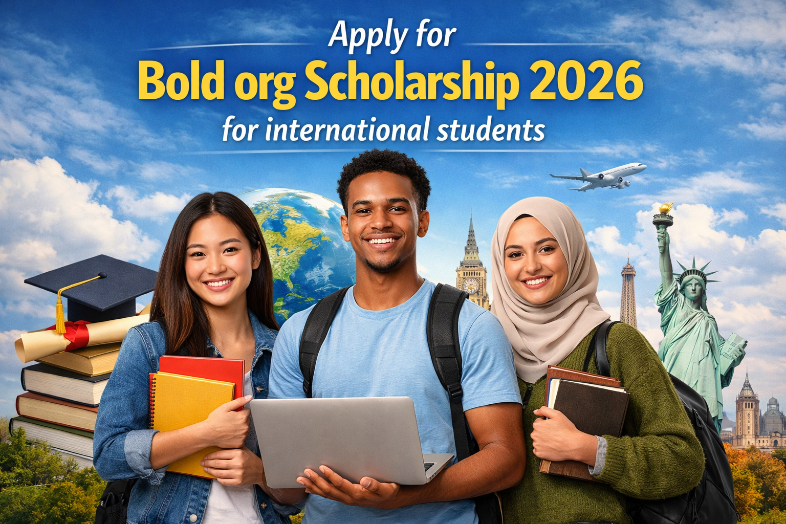 Bold org Scholarship 2026 for international students.