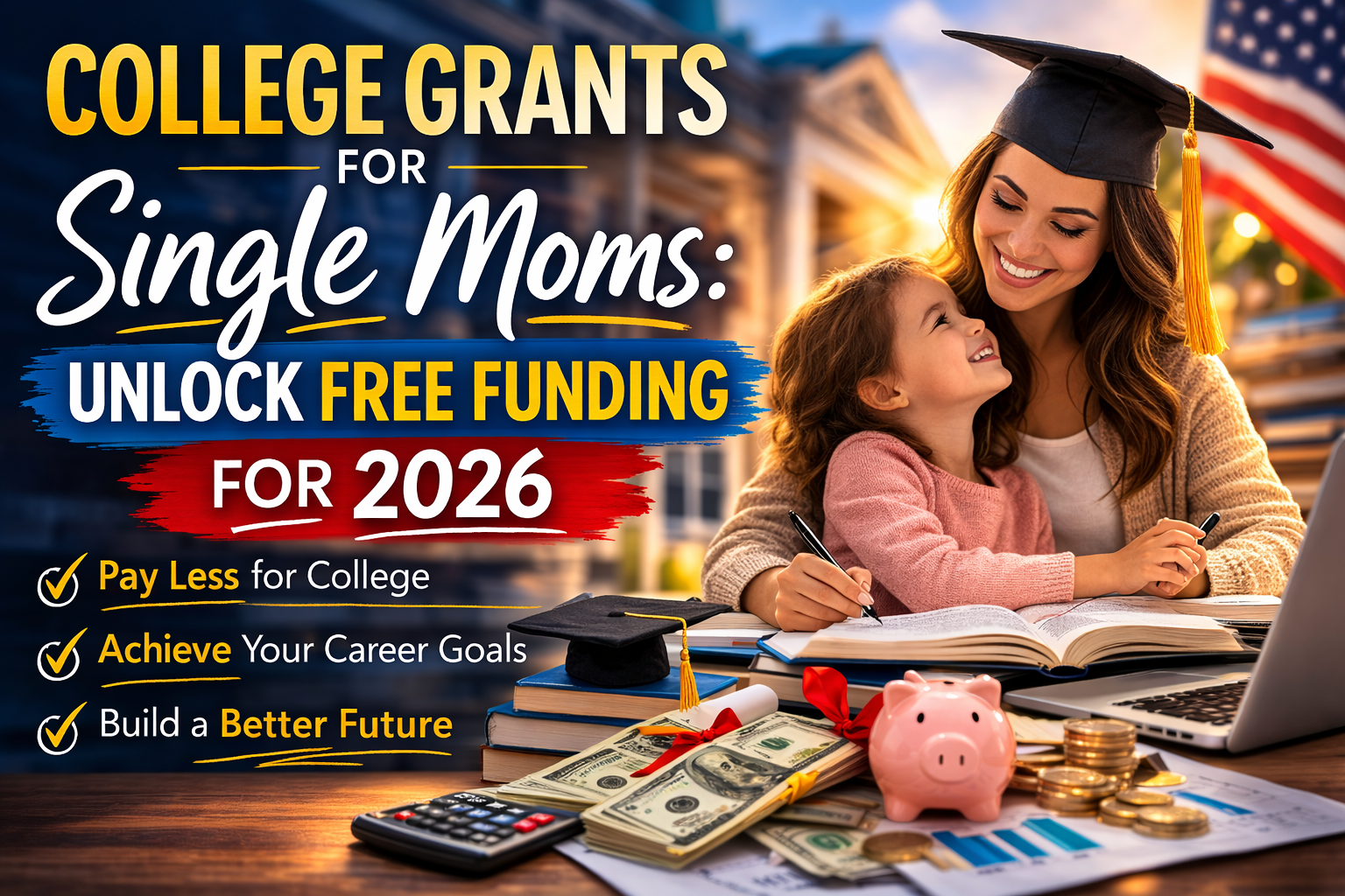 College Grants for Single Moms in USA 2026