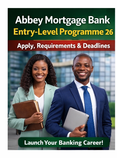 Abbey Mortgage Bank Entry-Level Programme 2026: Apply Before the Deadline!"